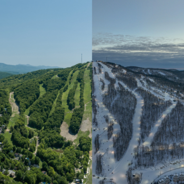 montagne été hiver