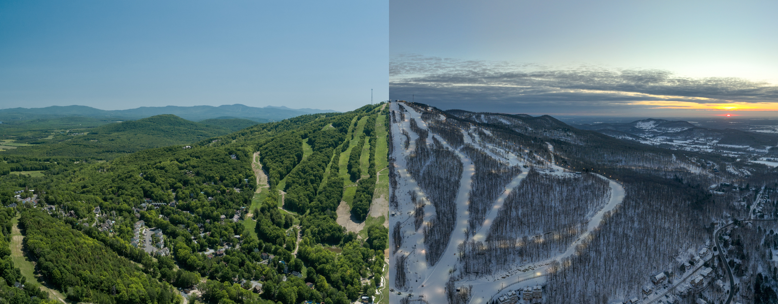 montagne été hiver